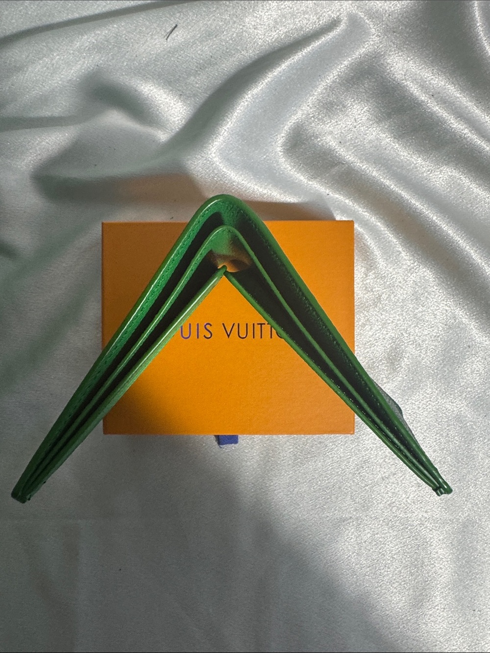 Louis Vuitton Green Monogram Painted Canvas Wallet🔥New! - Picture 5 of 9